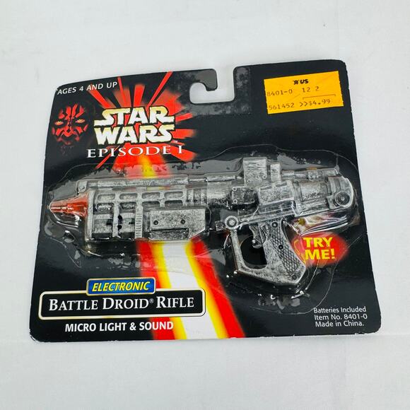 Star Wars Episode 1 Electronic Battle Droid Rifle with Light Sound Working - Picture 2 of 6